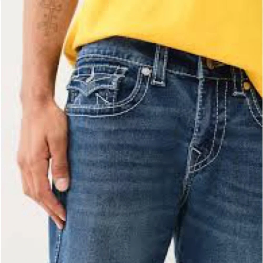 True Religion Men's Indigo Bootcut Jeans